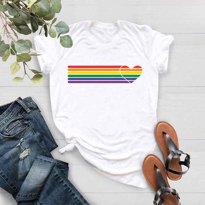 Rainbow Heart T-shirt