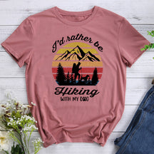 I'd Rather Be Hiking with My Dog T-shirt