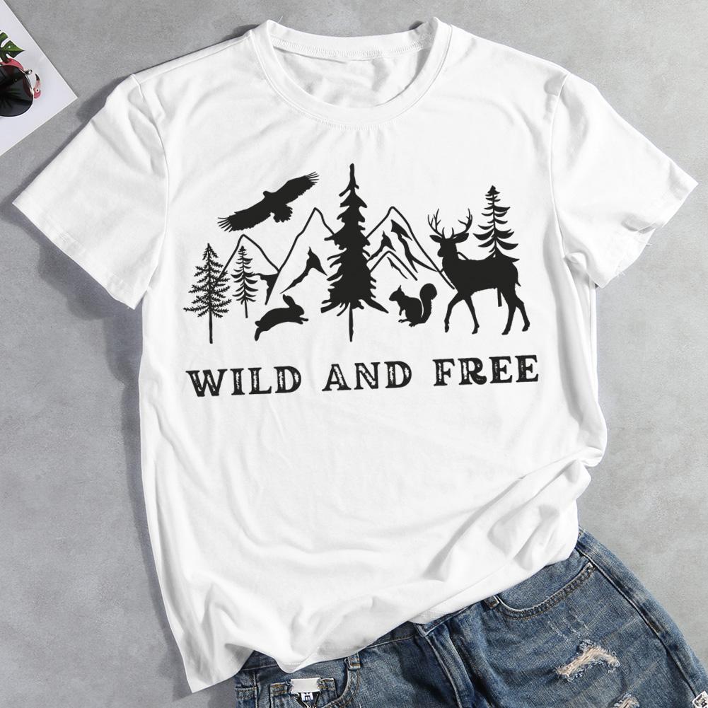 Wild And Free Hiking T-shirt