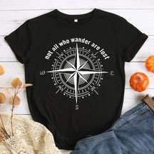 Not All Who Wander Are Lost Hiking T-shirt