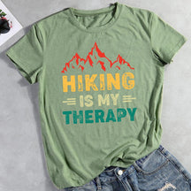 Hiking Is My Therapy Hiking T-shirt