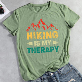 Hiking Is My Therapy Hiking T-shirt