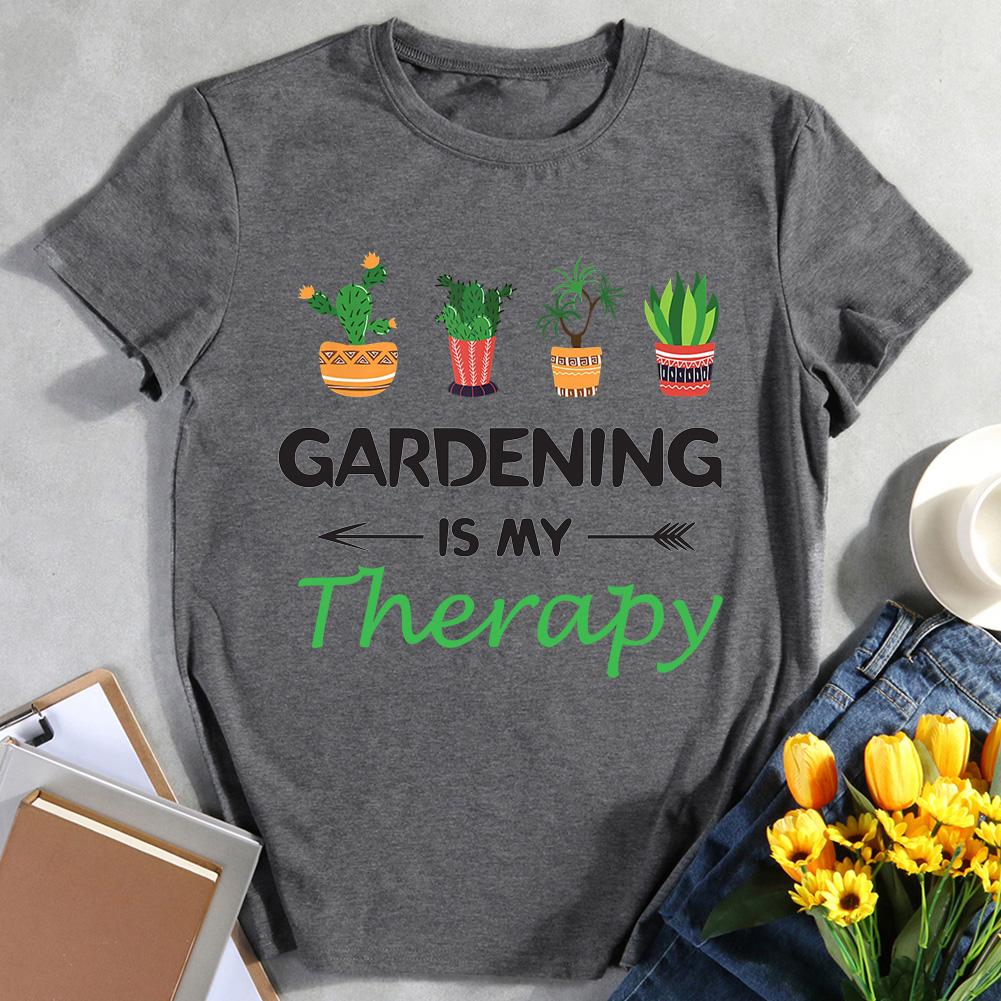 Gardening Is My Therapy Hiking T-shirt