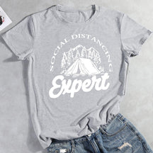 Social Distancing Expert Outdoor T-shirt