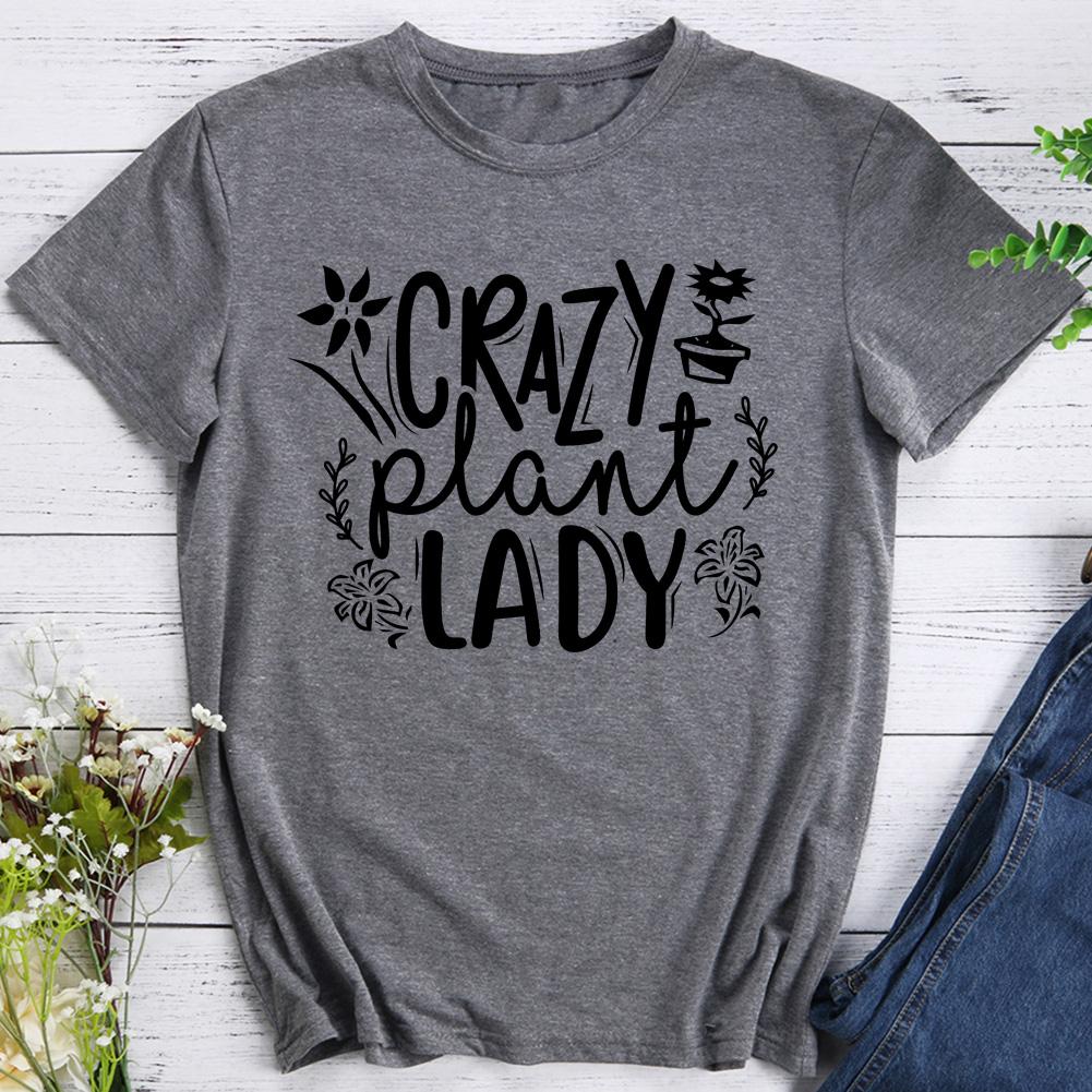 Crazy Plant Lady Hiking T-shirt