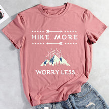 Hike More Worry Less Hiking T-shirt