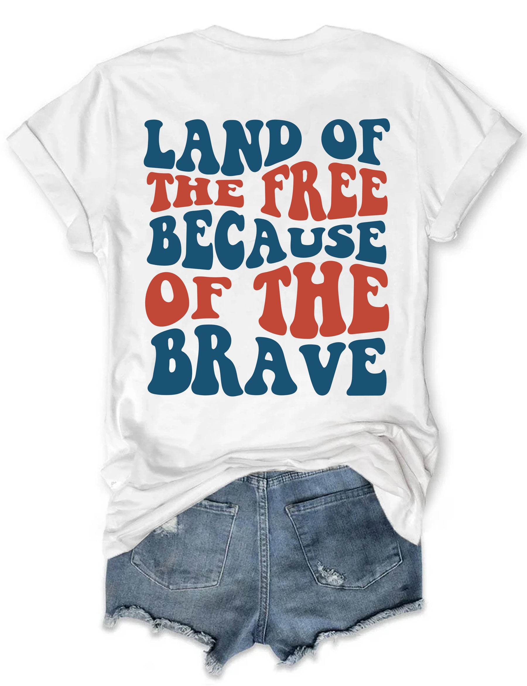 America Land Of The Free Because Of The Brave T-shirt