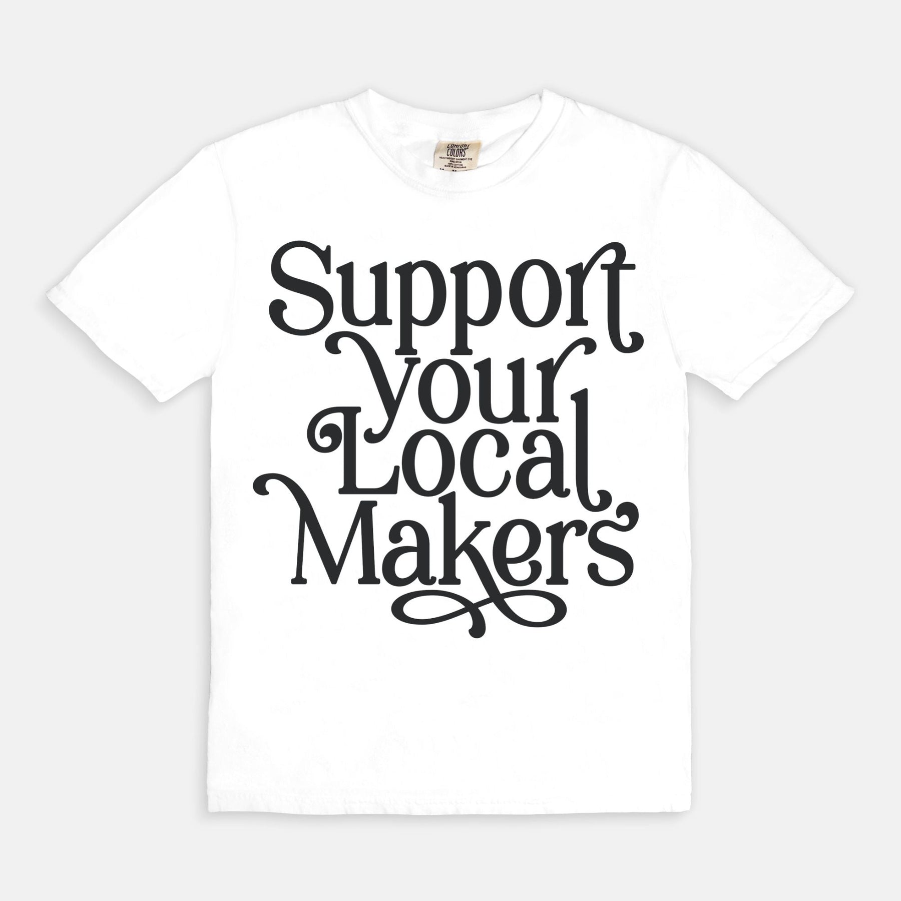 Vintage Support Your Local Makers T-shirt