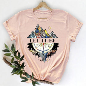 Mountains and Stars Hiking T-shirt