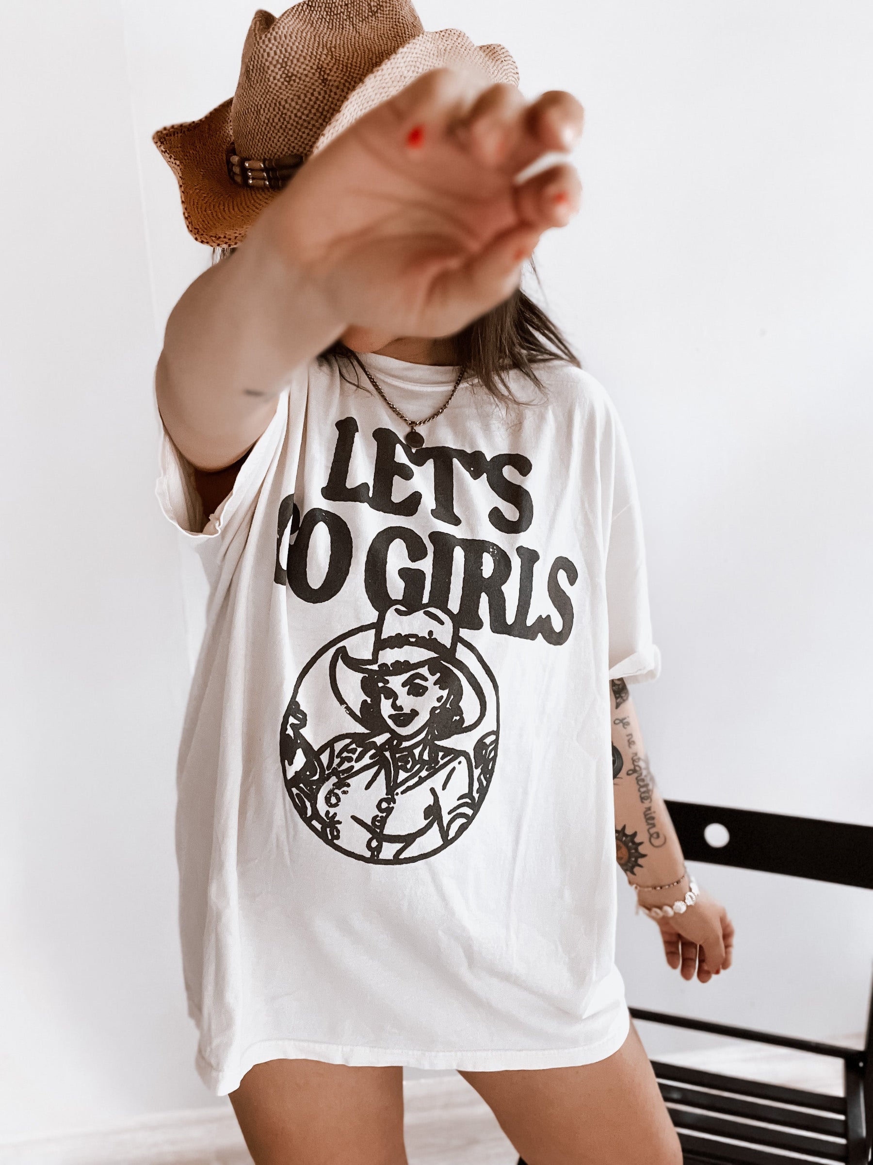 Vintage Lets Go Girls T-shirt