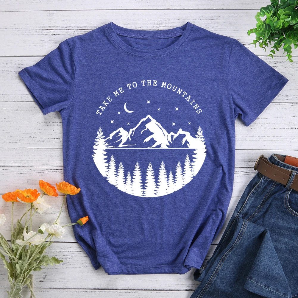 Take Me To Mountains Hiking T-shirt