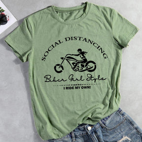 Social Distancing I Ride My Own T-shirt