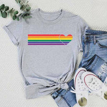 Rainbow Heart T-shirt