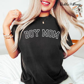 Boy Mama Funny Mom Crewneck T-shirt