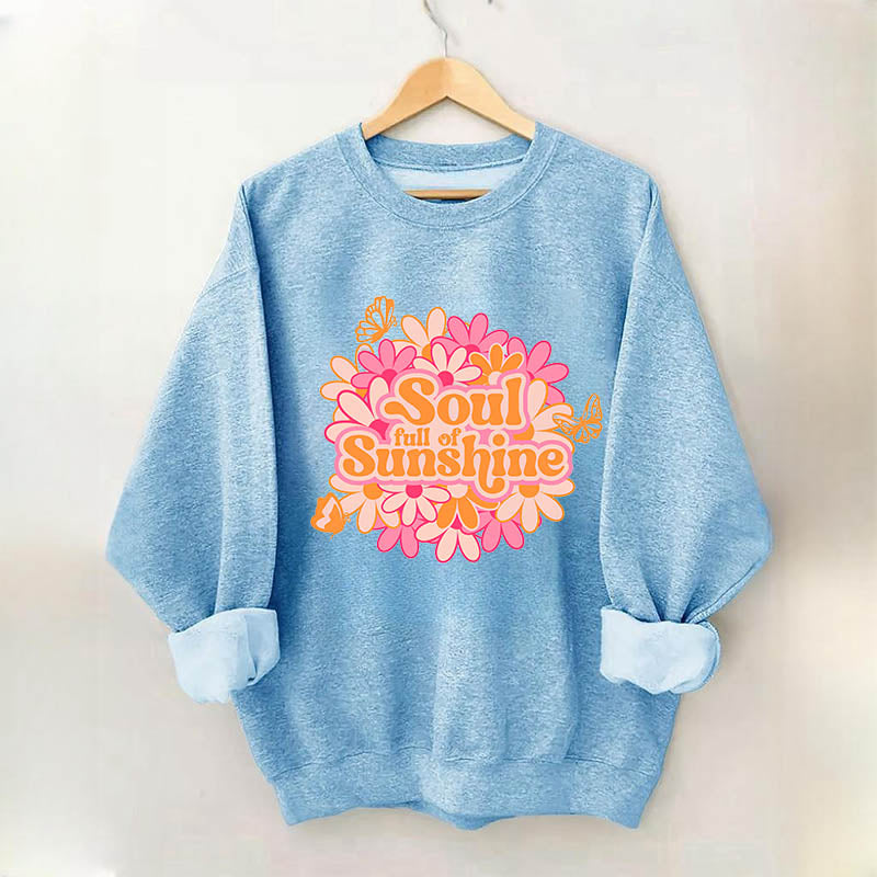 Sweat-shirt rétro Soul Full Of Sunshine