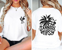 Tanned and Tipsy Beach Summer T-shirt