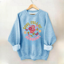 Soul Full of Sunshine Cute Flower Sweatshirt