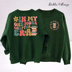 In My One More Chapter Era Groovy Book Sweatshirt