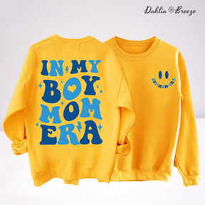 In My Boy Mom Era Trendy Sweatshirt