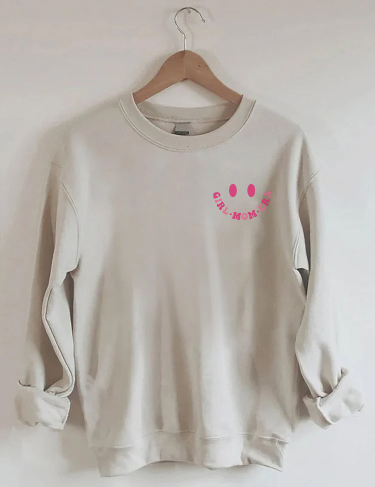 In My Girl Mom Era Sweat-shirt mignon à col rond