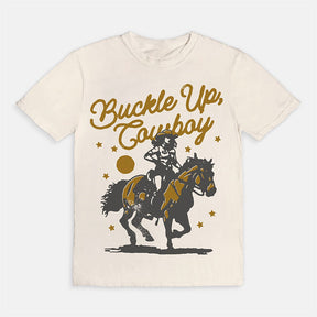 Buckle Up Cowboy Western T-shirt