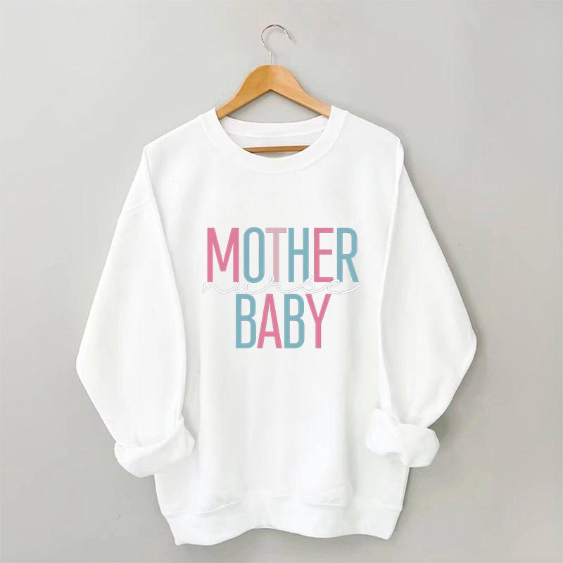 Sweat-shirt mère bébé infirmière