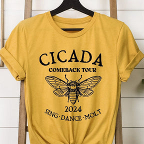 Funny Cicada Concert Nature Lover T-shirt