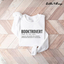 Booktrovert Reading Bookish Crewneck Sweat-shirt