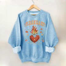 Sweat-shirt Vintage Fire-heart Fantasy Reader