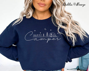 Happy Camper Crewneck Sweatshirt