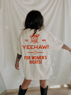 Vintage Yeehaw! For Women¡¯s Rights T-Shirt