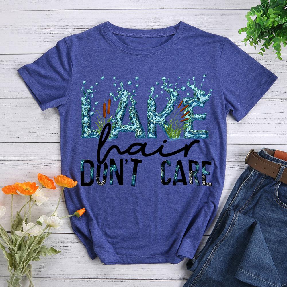 Lake Hair Don't Care Hiking T-shirt