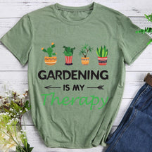 Gardening Is My Therapy Hiking T-shirt