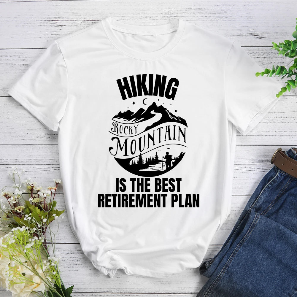 The Best Retirement Plan Hiking T-shirt