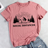 Social Distancer Hiking T-shirt