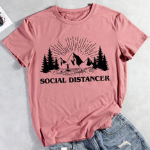 Social Distancer Hiking T-shirt