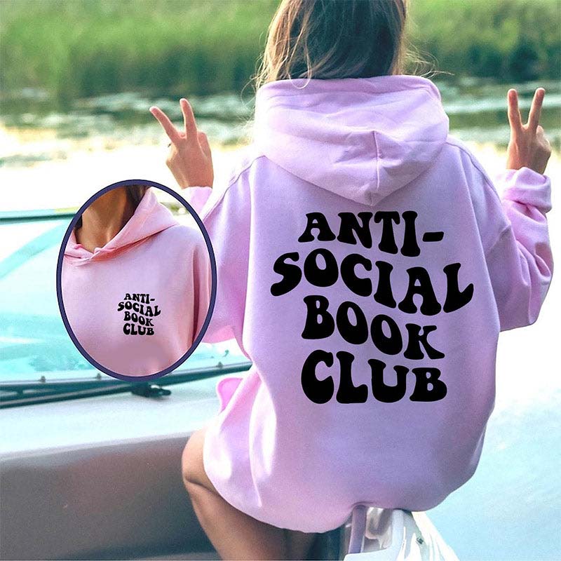 Anti Social Book Club Hoodie