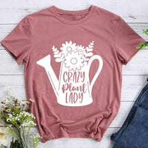 Crazy Plant Lady Hiking T-shirt