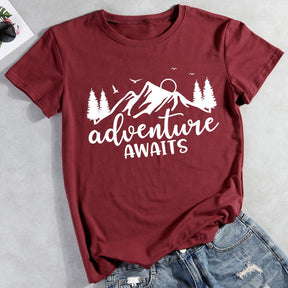 Adventure Awaits Hiking T-shirt