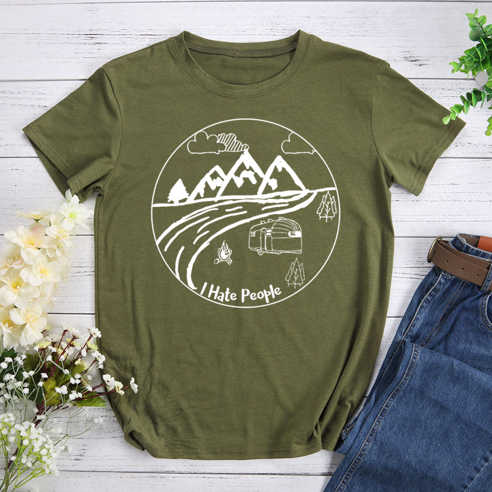 I Hate People Airstream Camper T-shirt