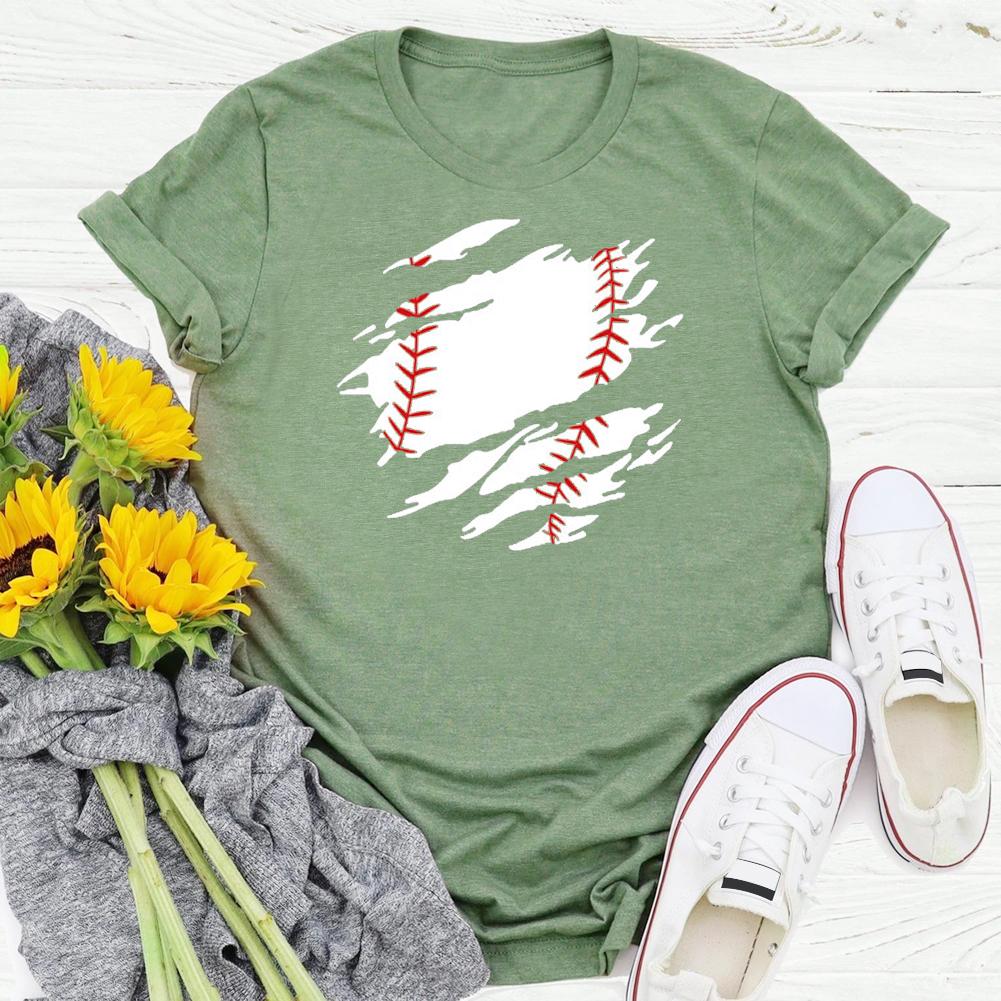 T-shirt d'art de base-ball