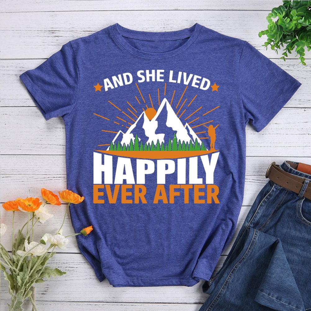 And She Lived Happily Ever After T-shirt