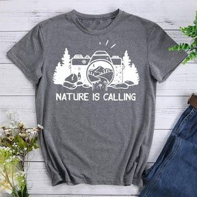 Nature Is Calling Hiking T-shirt