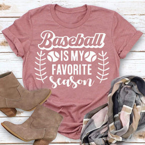 Le baseball est mon t-shirt de saison préférée