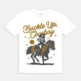 T-shirt western cowboy à boucle