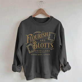 Flourish And Blotts Book Lover Sweatshirt