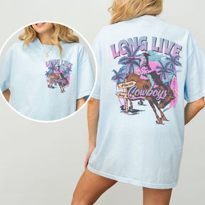 Trendy Western Cowboy Long Live Summer T-shirt