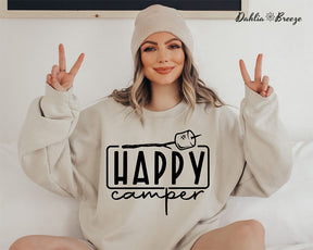 Sweat-shirt Happy Camper