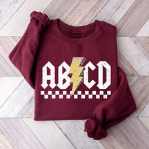 Sweat-shirt rétro pour professeur ABCD