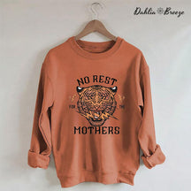 No Rest For The Mothers - Sweat-shirt à imprimé tigre